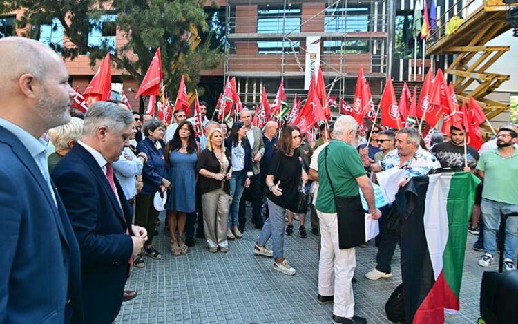 Un momento de la concentración / FOTO: Eulogio García