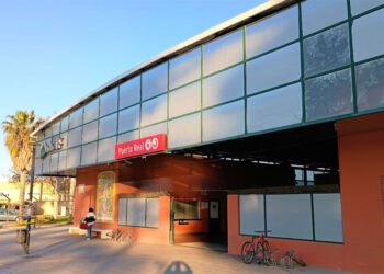 Entrada a la estación puertorrealeña sobre el soterramiento / FOTO: DBC