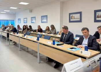 Un momento de la Junta General, con ausencias / FOTO: Mancomunidad