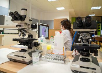 En un laboratorio del INiBICA / FOTO: Junta
