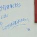 Pintada de apoyo a las limpiadoras en la Facultad de Filosofía y Letras / FOTO: Eulogio García