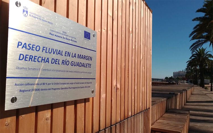 Obra acometida en El Puerto años atrás con fondos EDUSI / FOTO: DBC