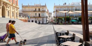 Una mañana en la plaza del Rey / FOTO: DBC
