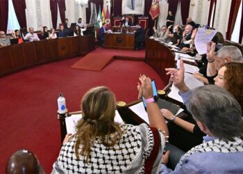 El pleno de septiembre desde la bancada izquierdista / FOTO: Eulogio García