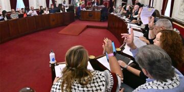 El pleno de septiembre desde la bancada izquierdista / FOTO: Eulogio García
