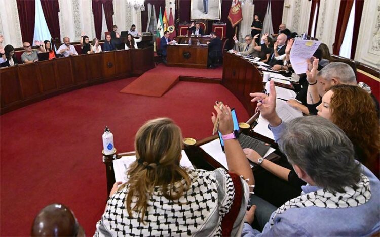 El pleno de septiembre desde la bancada izquierdista / FOTO: Eulogio García