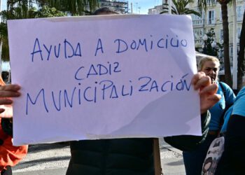 Una pasada protesta de la plantilla / FOTO: Eulogio García