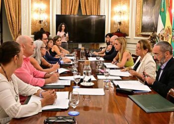 Momentos previos del encuentro / FOTO: Eulogio García