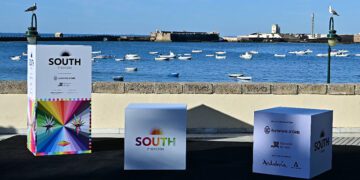 El photocall caletero del South, al menos hasta este 2025 / FOTO: Eulogio García