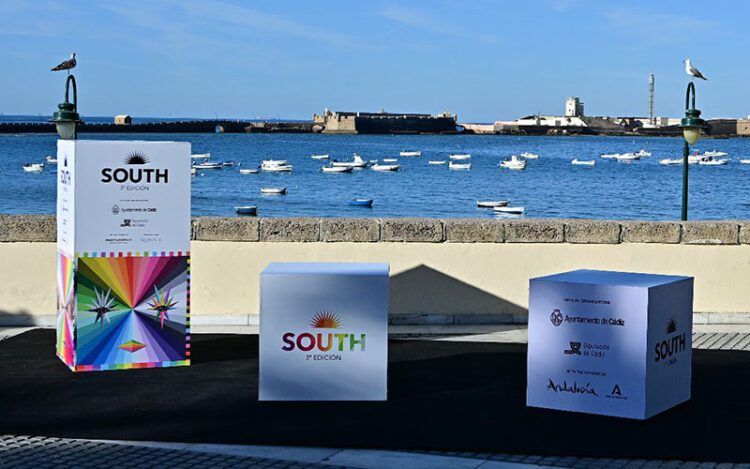 El photocall caletero del South, al menos hasta este 2025 / FOTO: Eulogio García