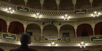 El Falla antes de abrirse a una de las noches del COAC 2025 / FOTO: DBC