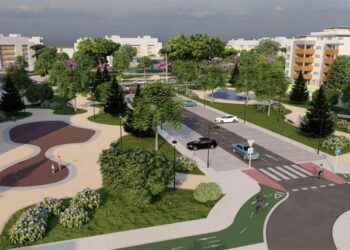 Recreación virtual de la urbanización del sector R1