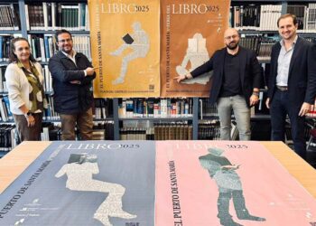 Presentando los carteles de la Feria del Libro 2025 / FOTO: Ayto.