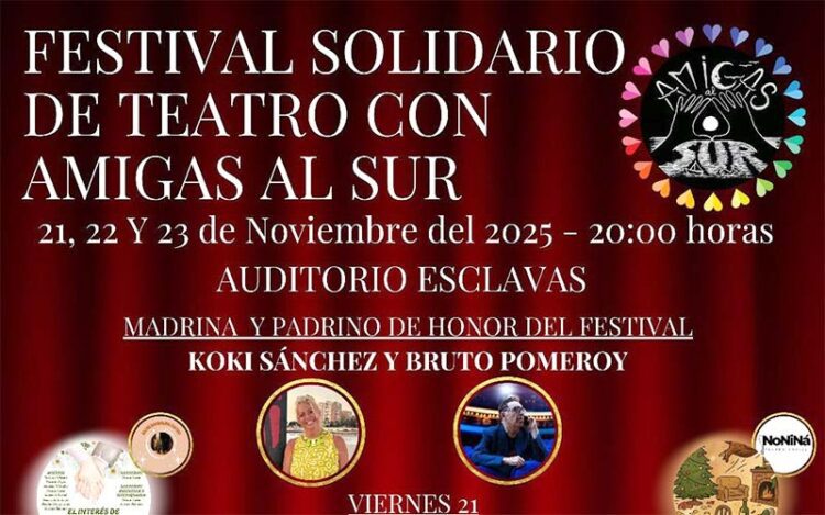 Detalle del cartel del festival solidario