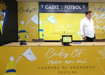 El vicepresidente Contreras momentos antes de la presentación de aquella campaña / FOTO: Eulogio García