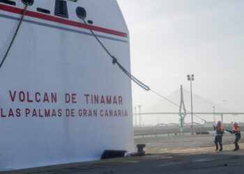 El Volcán de Tinamar operando en Cádiz / FOTO: APBC