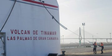 El Volcán de Tinamar operando en Cádiz / FOTO: APBC