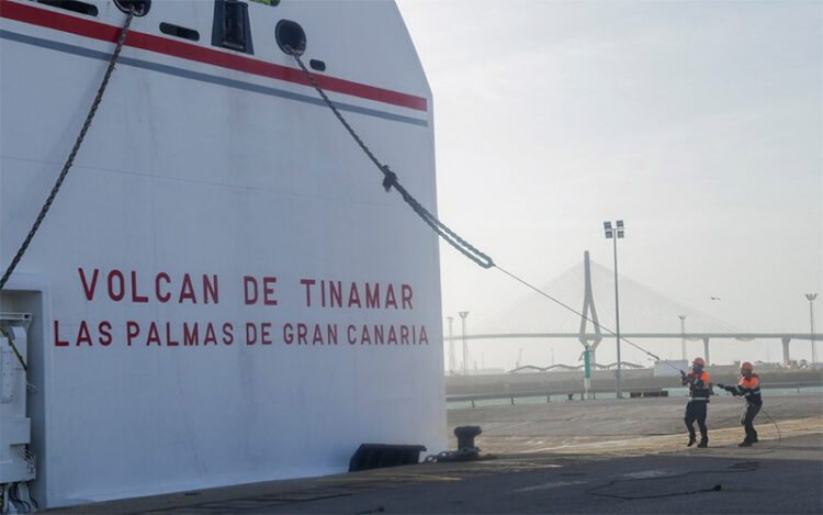 El Volcán de Tinamar operando en Cádiz / FOTO: APBC