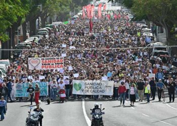 Un vistazo a la marcha por la avenida / FOTO: Eulogio García