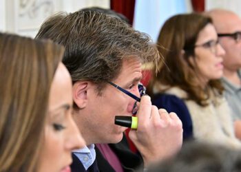 Pablo Otero en el pleno de este mes de noviembre / FOTO: Eulogio García