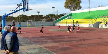 Un partido de niños en la Ciudad Deportiva / FOTO: Ayto.