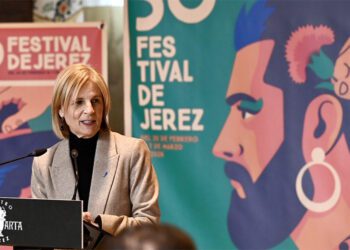 La alcaldesa no ha faltado en la presentación del festival / FOTO: Ayto.