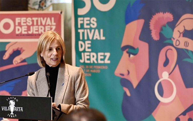 La alcaldesa no ha faltado en la presentación del festival / FOTO: Ayto.