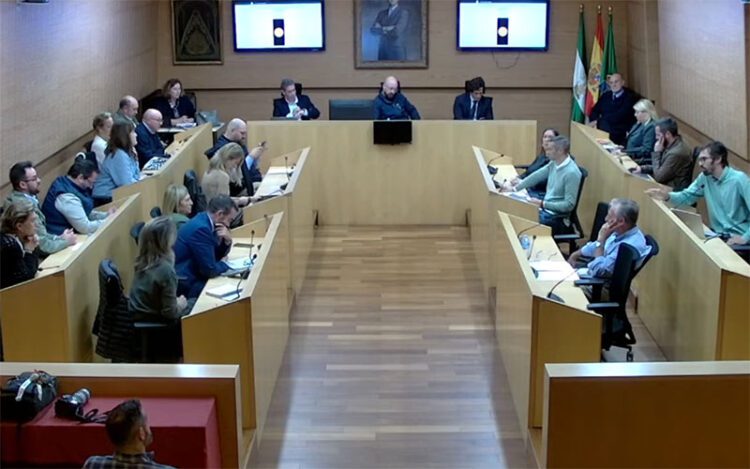 Un momento del pleno extraordinario / FOTO: Ayto