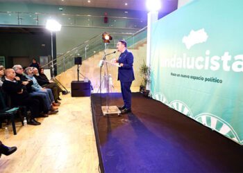 Christopher Rivas, líder de AxSí, cerrando el acto / FOTO: AxSí