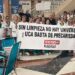 Reciente protesta en el campus de Puerto Real / FOTO: CCOO