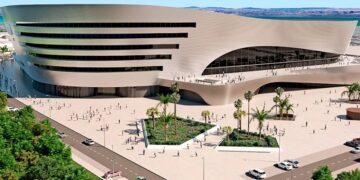 Recreación virtual del “gran centro multiusos” sobre el que pivota el proyecto