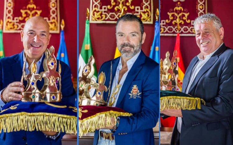 Melchor, Gaspar y Baltasar, en las fotos oficiales del Ayuntamiento