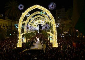 Alumbrado singular en San Juan de Dios / FOTO: Eulogio García