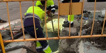 Operarios de GEN en plena faena / FOTO: Ayto.