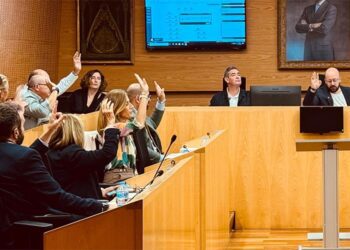 Bancada del PP en un pleno municipal / FOTO: Ayto.