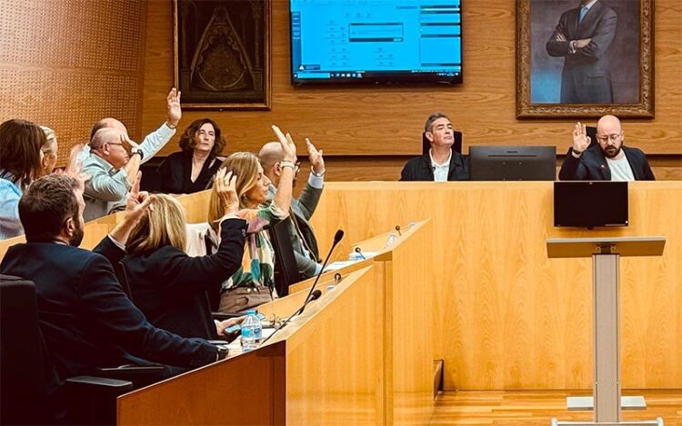 Bancada del PP en un pleno municipal / FOTO: Ayto.