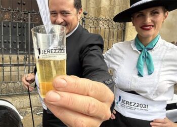 Una de las actividades promocionales de Jerez 2031 durante las navidades / FOTO: Ayto.