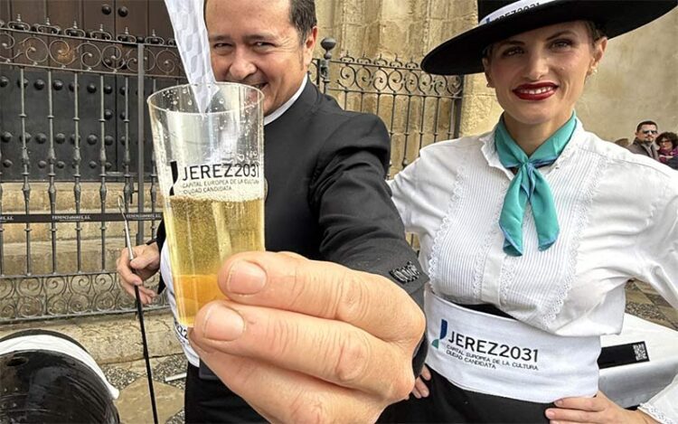 Una de las actividades promocionales de Jerez 2031 durante las navidades / FOTO: Ayto.