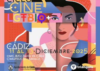 Detalle del cartel de la muestra de cine