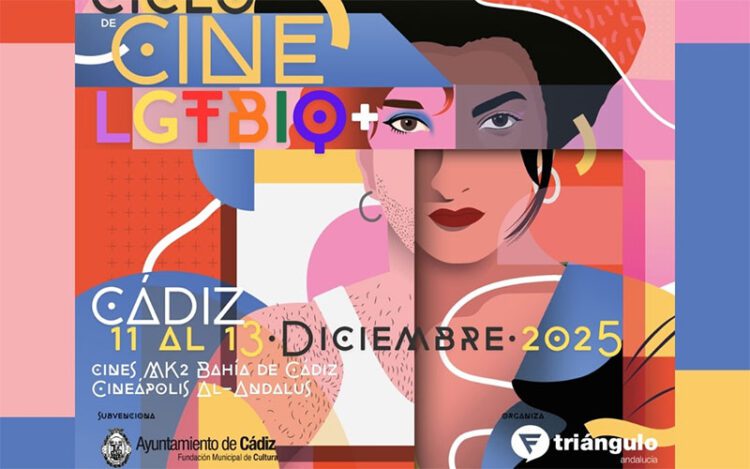Detalle del cartel de la muestra de cine