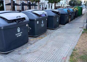 Isla de contenedores en Canalejas / FOTO: DBC