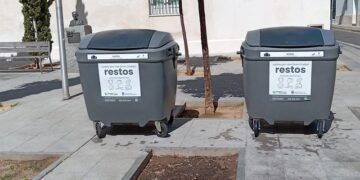 Parte de los contenedores renovados / FOTO: Ayto.