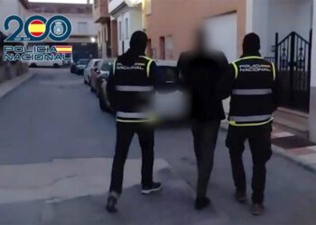 Una de las cerca de 60 detenciones de la operación / FOTO: Policía Nacional