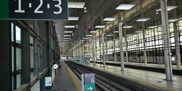 La estación gaditana en un momento de tranquilidad / FOTO: Eulogio García