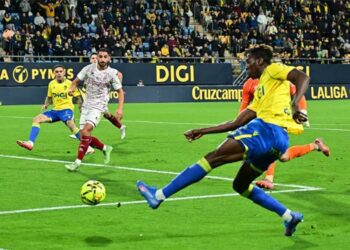 Dawda anotó los dos goles de la noche / FOTO: Eulogio García