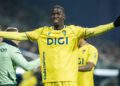 Diakité celebrando otro golazo imparable / FOTO: Cádiz CF