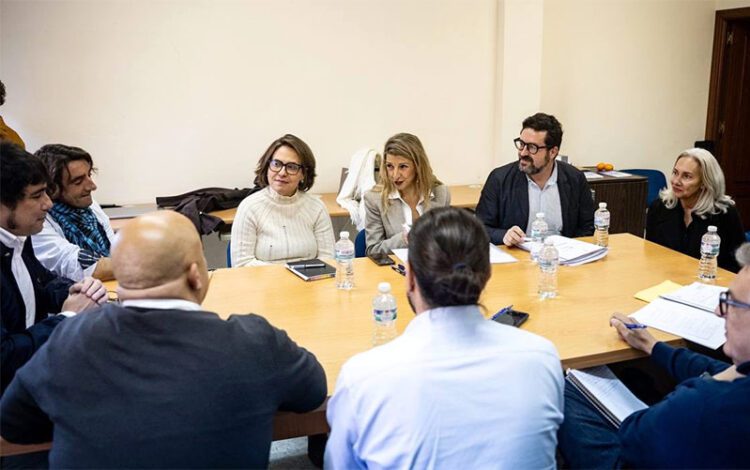 Un momento de la reunión presidida por la ministra / FOTO: Sumar