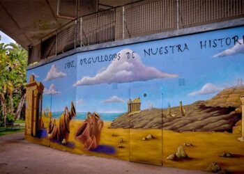 Una de las estampas del mural / FOTO: Ayto.