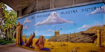 Una de las estampas del mural / FOTO: Ayto.