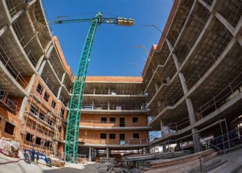 Obras de la promoción pública para alquiler también en Ronda del Estero / FOTO: Ayto.